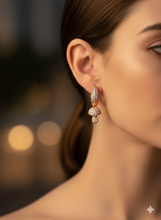 Load image into Gallery viewer, Anti Tarnish CZ Earring 26
