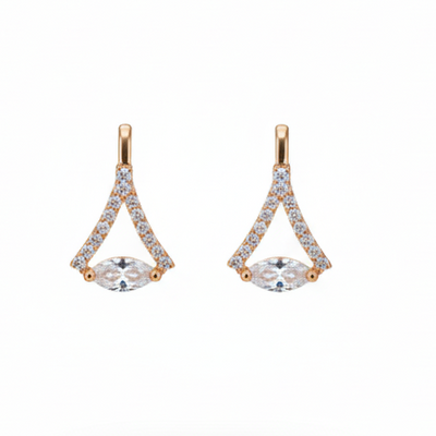 Anti Tarnish CZ Earring 14
