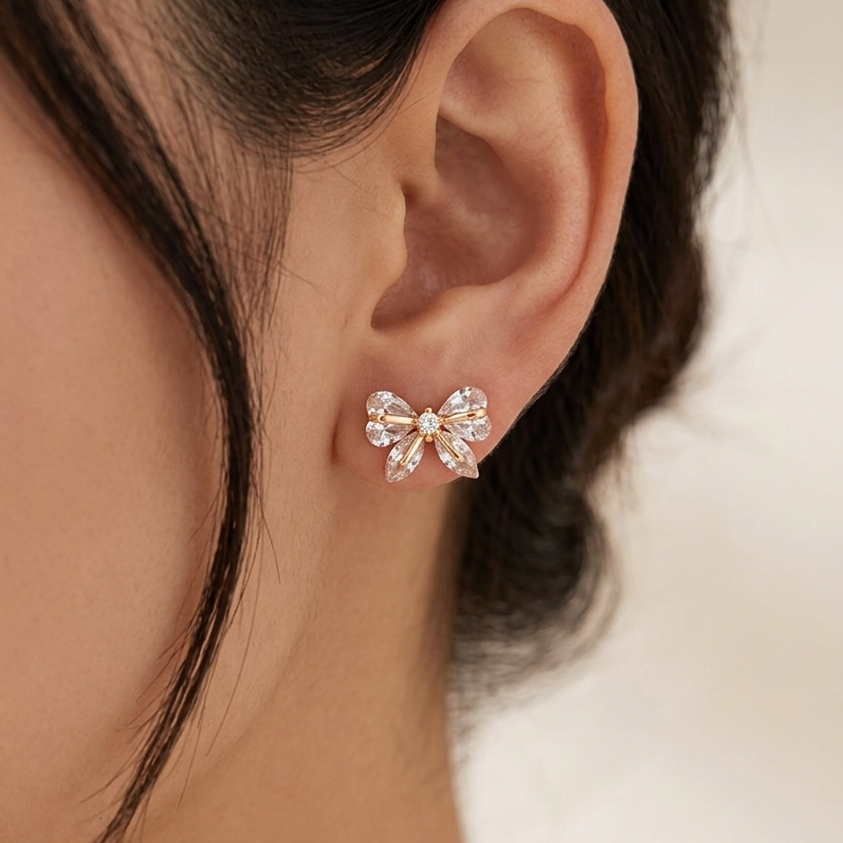 Anti Tarnish CZ Earring 137