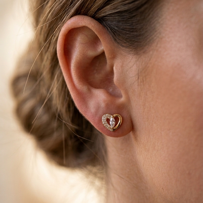 Anti Tarnish CZ Earring 108