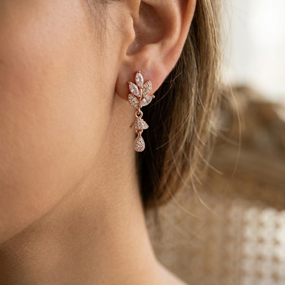 Anti Tarnish CZ Earring 110