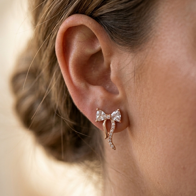 Anti Tarnish CZ Earring 138