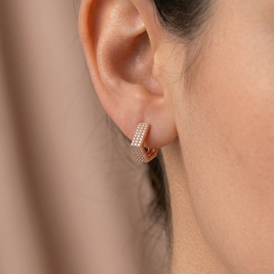 Anti Tarnish CZ Earring 142