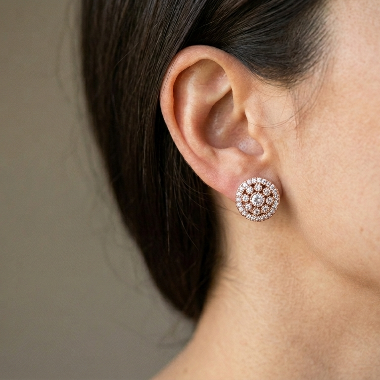 Anti Tarnish CZ Earring 133