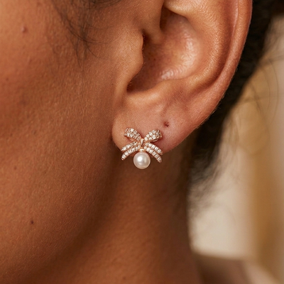 Anti Tarnish CZ Earring 160