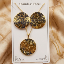 Load image into Gallery viewer, Anti Tarnish Combo Set with 1 Pair of Earring and Necklace 20