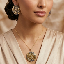 Load image into Gallery viewer, Anti Tarnish Combo Set with 1 Pair of Earring and Necklace 20