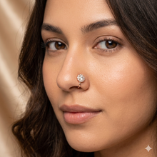 Load image into Gallery viewer, Anti Tarnish CZ nose pin