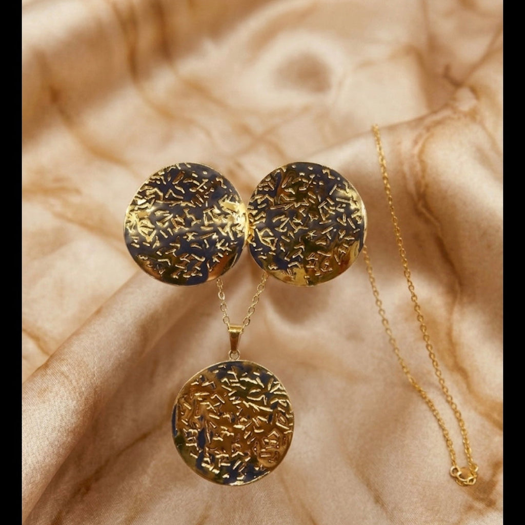 Anti Tarnish Combo Set with 1 Pair of Earring and Necklace 20