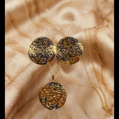 Anti Tarnish Combo Set with 1 Pair of Earring and Necklace 20