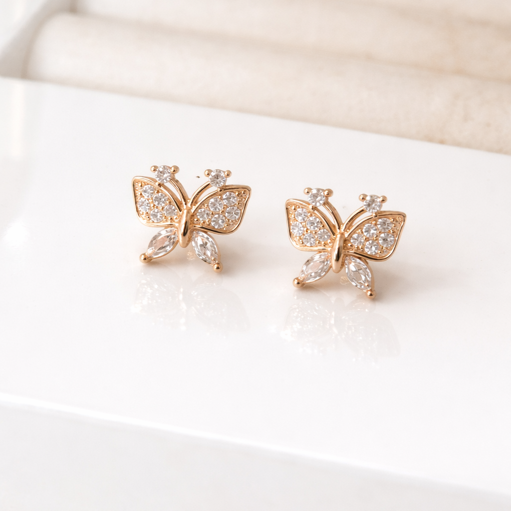Anti Tarnish CZ Earring 129