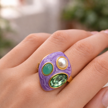 Load image into Gallery viewer, Premium enamel rings 53