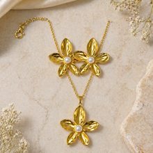 Load image into Gallery viewer, Anti Tarnish Combo Set with 1 Pair of Earring and Necklace 27