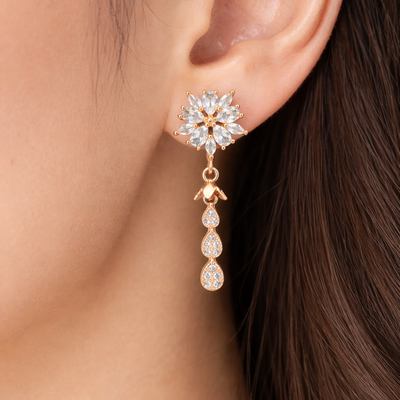 Anti Tarnish CZ Earring-57