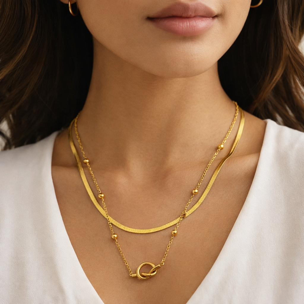 Anti Tarnish Chain Pendant 38