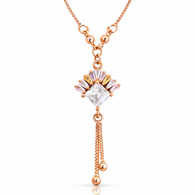 Anti Tarnish CZ Necklace(with box) 29