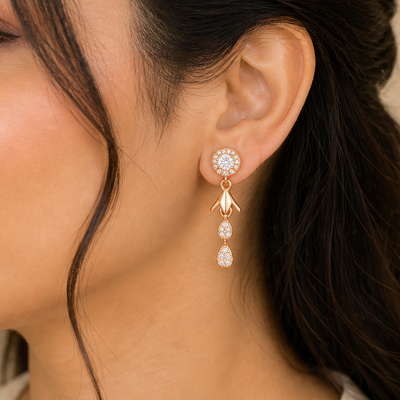 Anti Tarnish CZ Earring