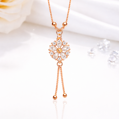 Anti Tarnish CZ Necklace(with box) 24