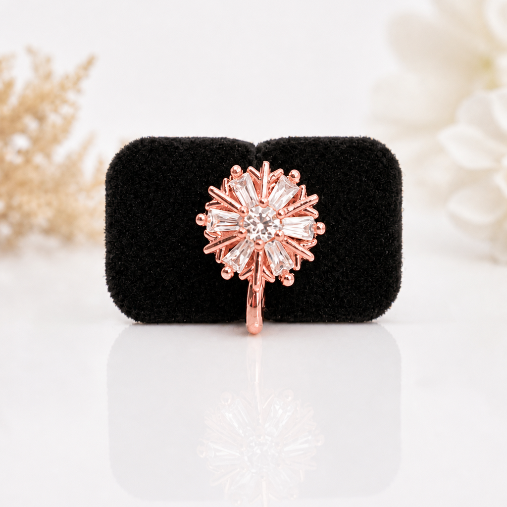 Anti Tarnish CZ nose pin