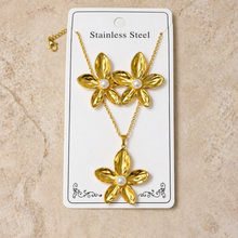 Load image into Gallery viewer, Anti Tarnish Combo Set with 1 Pair of Earring and Necklace 27