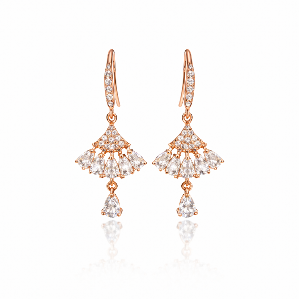 Anti Tarnish CZ Earring-58