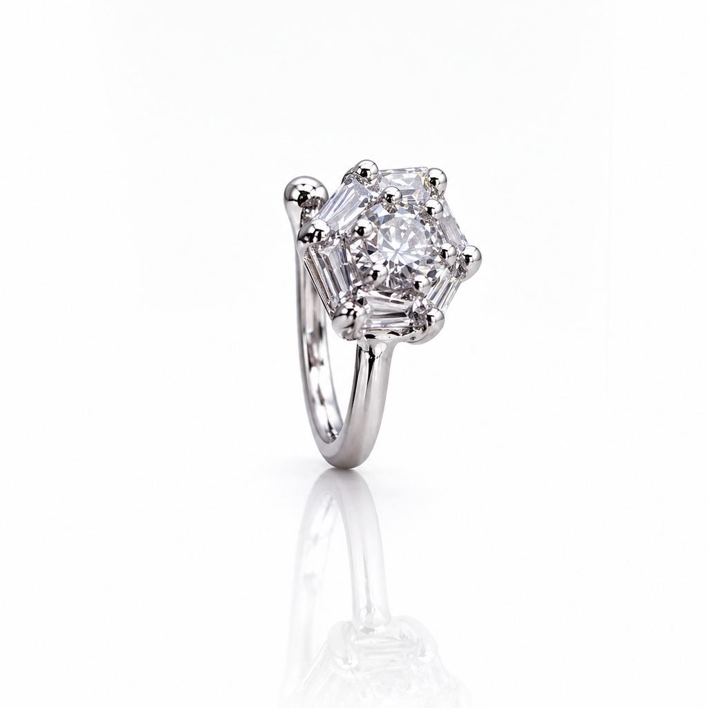 Anti Tarnish  CZ nose pin
