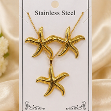 Load image into Gallery viewer, Anti Tarnish Combo Set with 1 Pair of Earring and Necklace 19