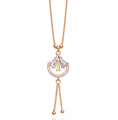 Anti Tarnish CZ Necklace(with box) 23