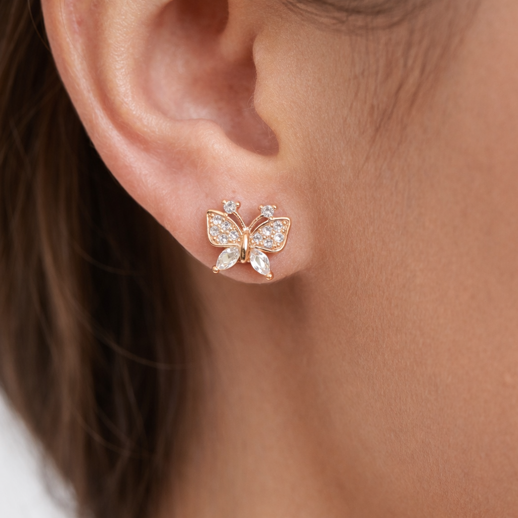 Anti Tarnish CZ Earring 129