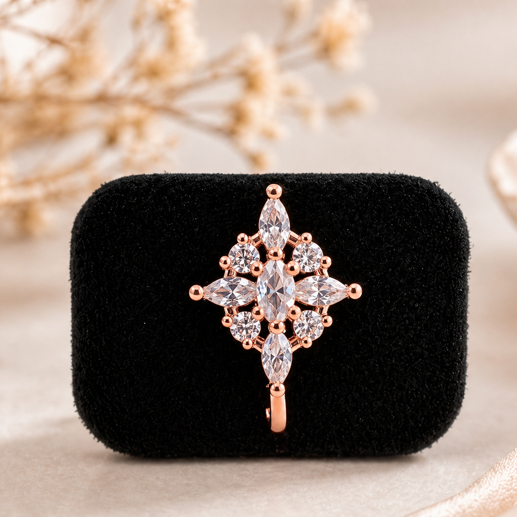 Anti Tarnish CZ nose pin