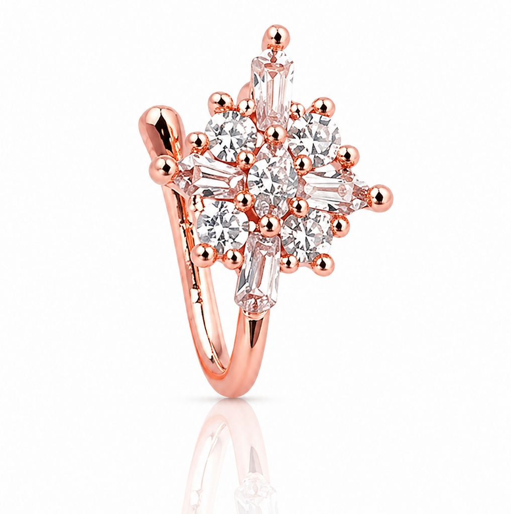 Anti Tarnish CZ nose pin