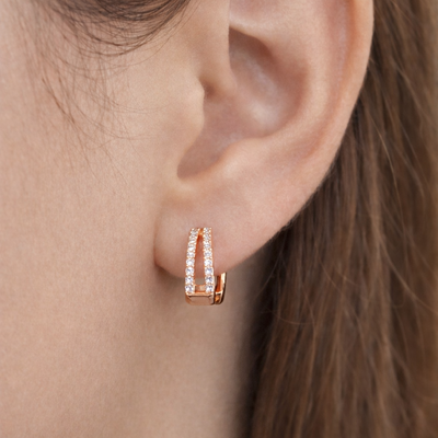 Anti Tarnish CZ Earring-43