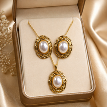 Load image into Gallery viewer, Anti Tarnish Combo Set with 1 Pair of Earring and Necklace 26