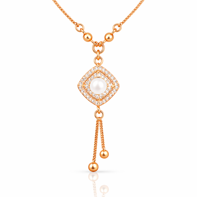 Anti Tarnish CZ Necklace(with box) 33