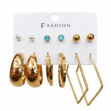 Load image into Gallery viewer, Combo of 6 pair earrings