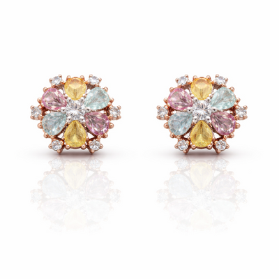 Anti Tarnish CZ Earring 12