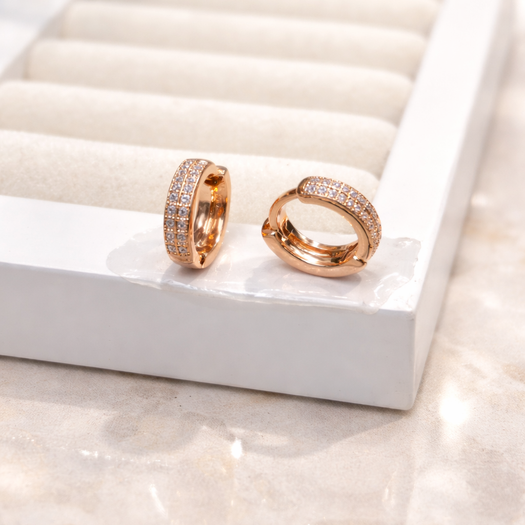 Anti Tarnish CZ Earring 82