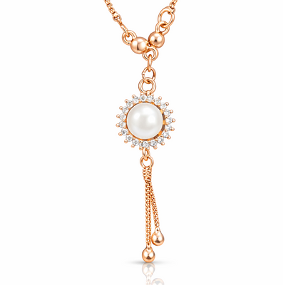 Anti Tarnish CZ Necklace(with box) 28