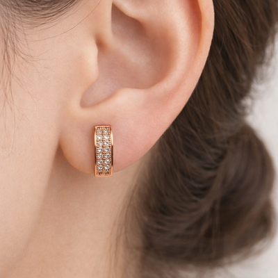 Anti Tarnish CZ Earring 28