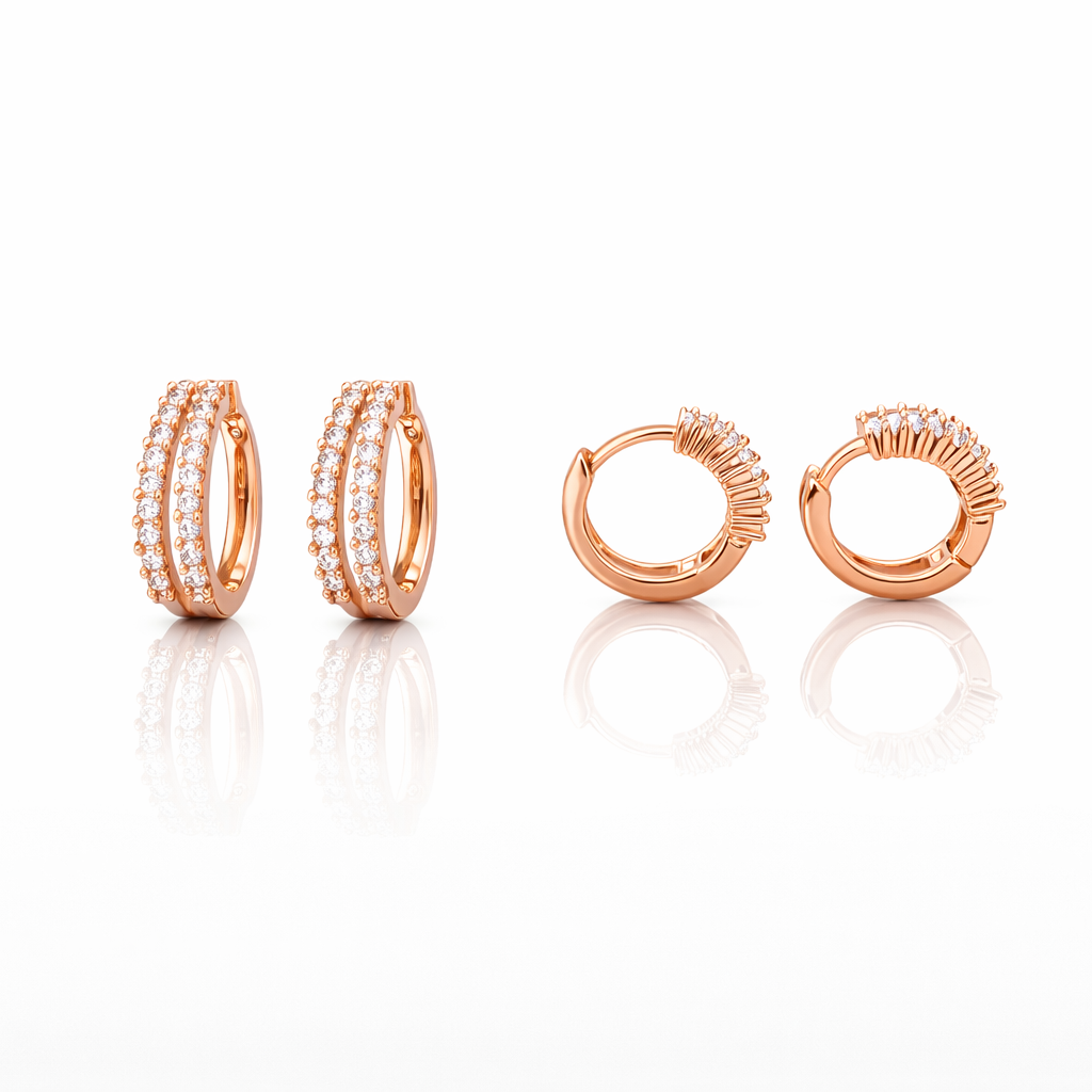 Anti Tarnish CZ Earring-43