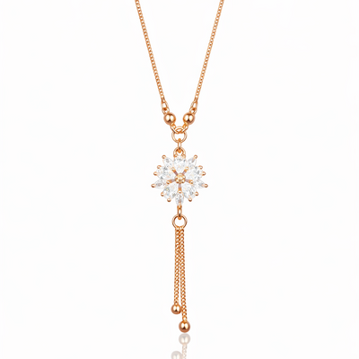 Anti Tarnish CZ Necklace(with box) 36