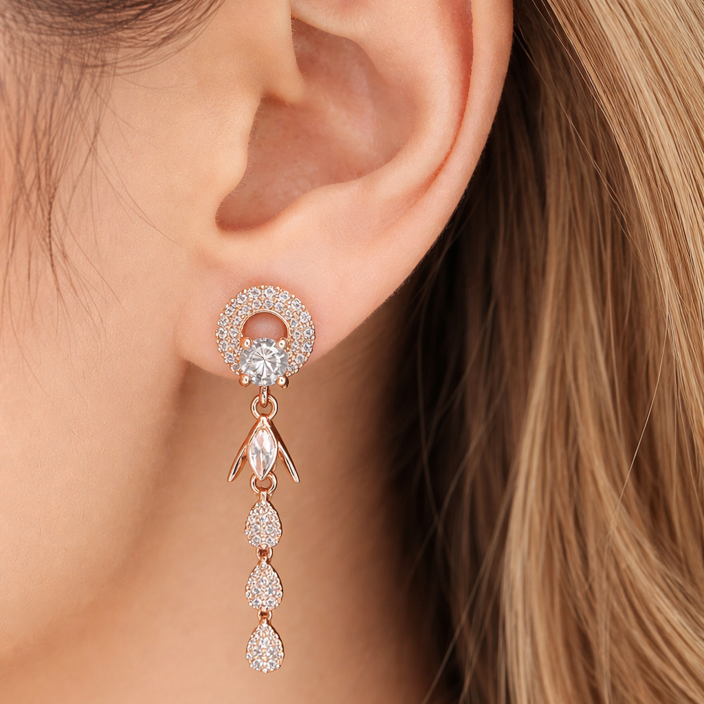 Anti Tarnish CZ Earring 32