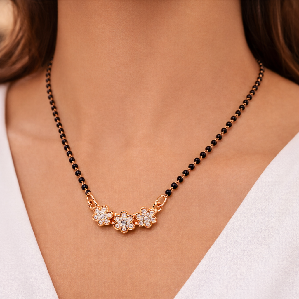 CZ mangalsutra - 11