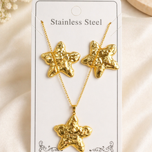 Load image into Gallery viewer, Anti Tarnish  Combo Set with 1 pair of Earring and Necklace