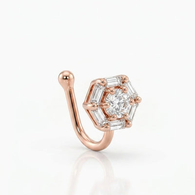 Anti Tarnish CZ nose pin
