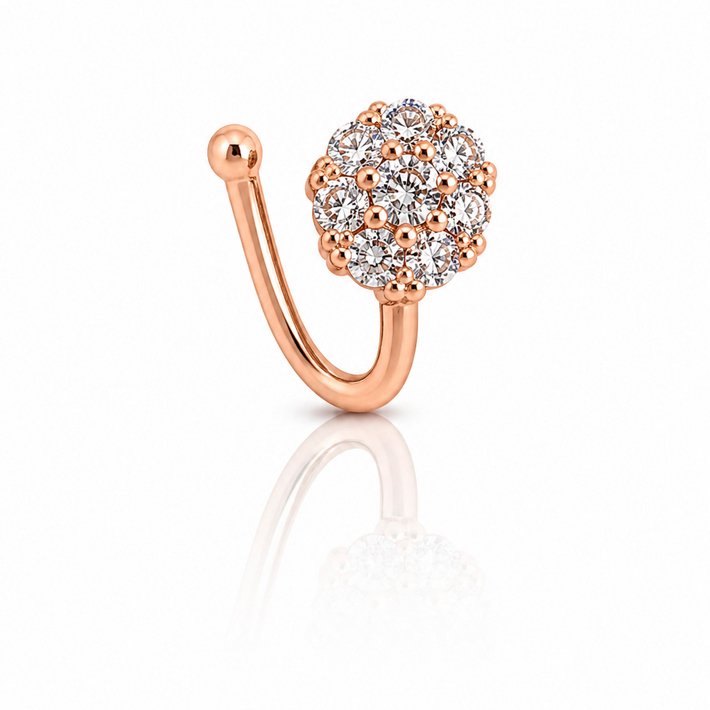 Anti Tarnish CZ nose pin