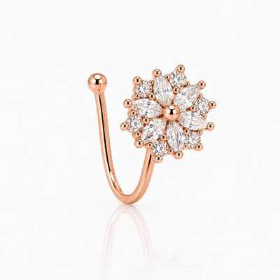 Anti Tarnish CZ nose pin