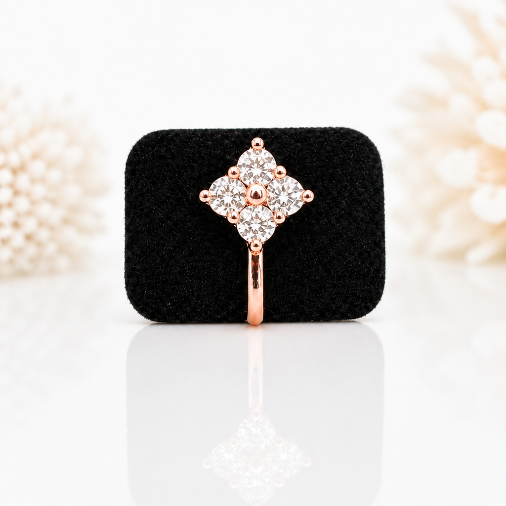Anti Tarnish CZ nose pin