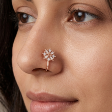Load image into Gallery viewer, Anti Tarnish CZ nose pin