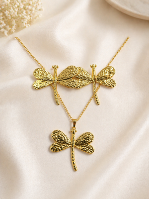 Anti Tarnish  Combo Set with 1 pair of Earring and Necklace